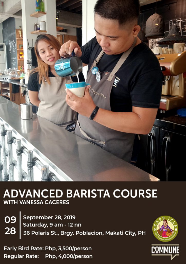 Coffee University Advanced Barista Course Commune Cafe+Bar