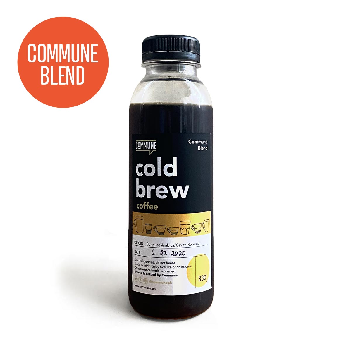 Cold Brew Flight - 5 different origins in 330mL bottles - Commune Cafe+Bar